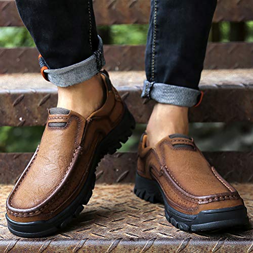 image for COSIDRAM Men Casual Shoes Summer Sneakers Loafers Breathable Genuine L