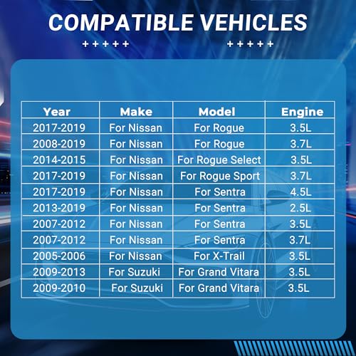Image of Brake Pads Rear Set Compatible with Juke Altima Maxima Murano Pathfinder Quest Sentra, Suzuki Grand Vitara, Infiniti EX35 EX37i FX35 FX37 M35 QX60 Q50 Rear Brakes Semi-Metallic D905