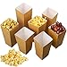 30 Pièces 9x6.3x13.6cm, Cajas Para Palomitas, Bolsas Palomitas MaíZ, Cajas Palomitas MaíZ, Material De Papel Kraft, para Fiestas, Cumpleaños, Bodas, Regalos, Películas, Dulces