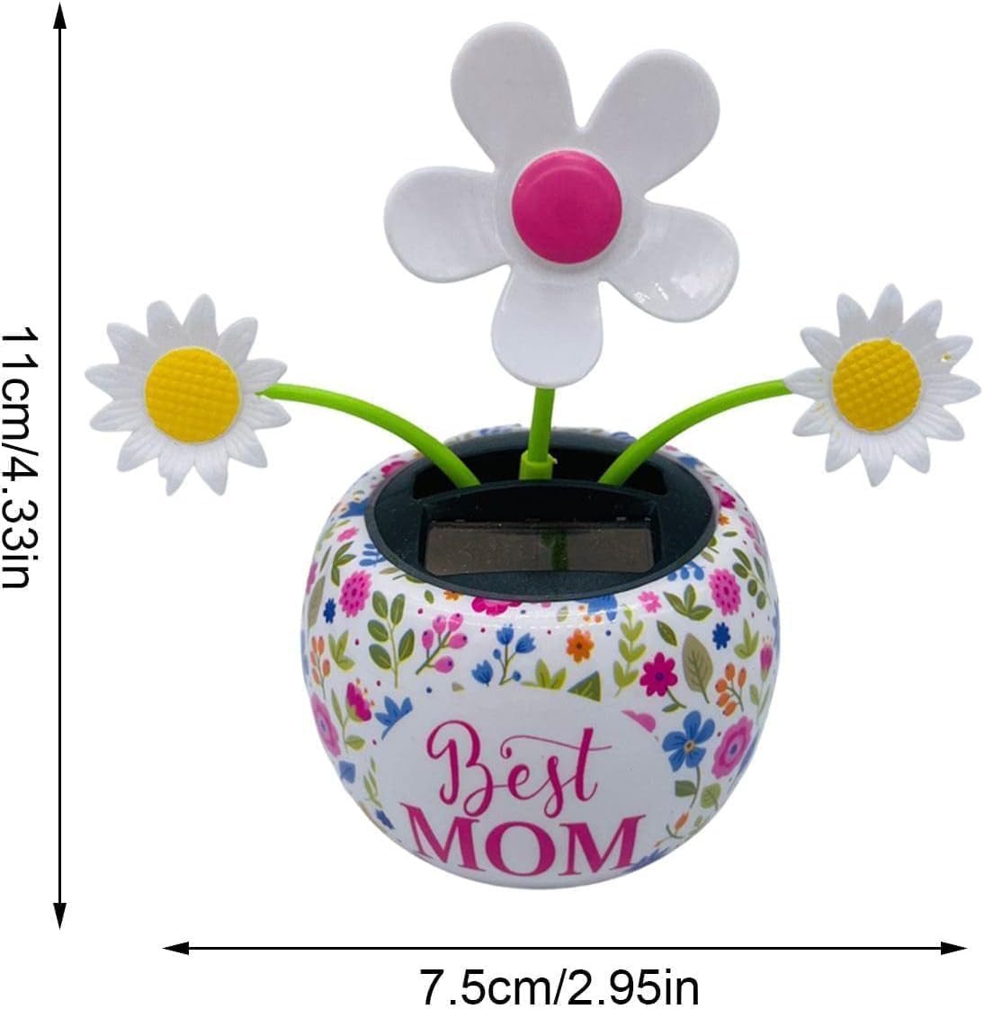 Solar Power Kits, Solar Powered Dancing Car Dashboard Decor, Solar Dancing Flower Solar Dancing Solar Toys, Solar Powered Toys Car Swinging Dancing Toy Car Windowsill Home Desk Decor Solar Power Kits