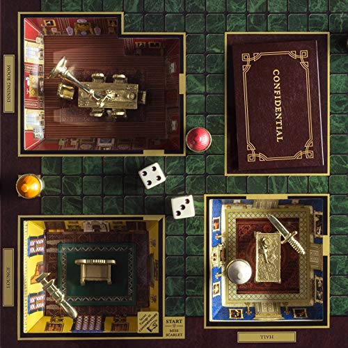 Clue Luxury Edition juego de mesa de lujo para 3 a 6 jugadores miniatura 4