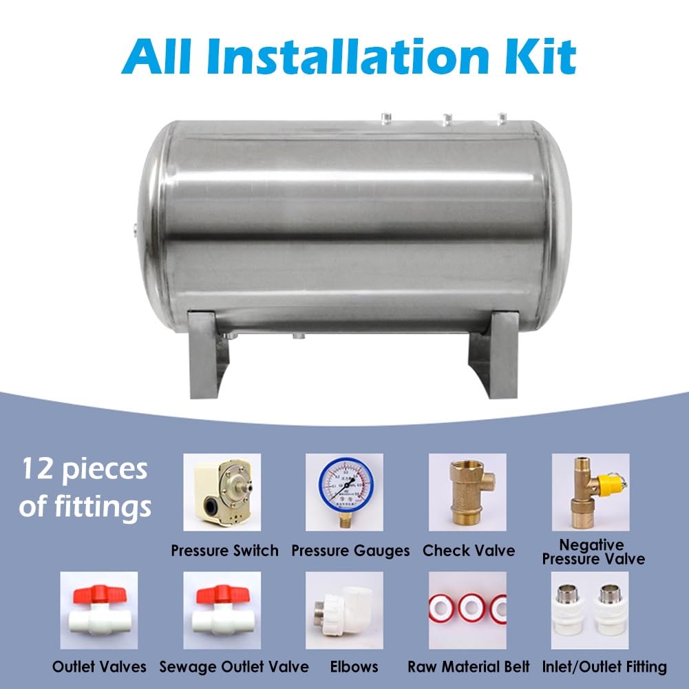 Well Pressure Tank 20 26 30 40 60 80 100 120 Gal Water Pressure