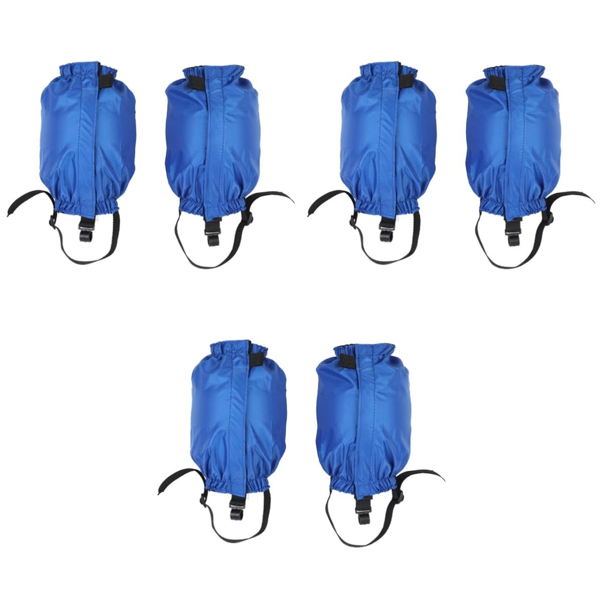 Kisangel Polainas Impermeables Ajustables para Senderismo y Nieve Protección para Piernas y Botas Outdoor Antidesgarro Azul