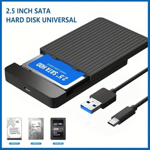 Caja externa para disco duro 2.5" USB 3.1 SATA III miniatura 2