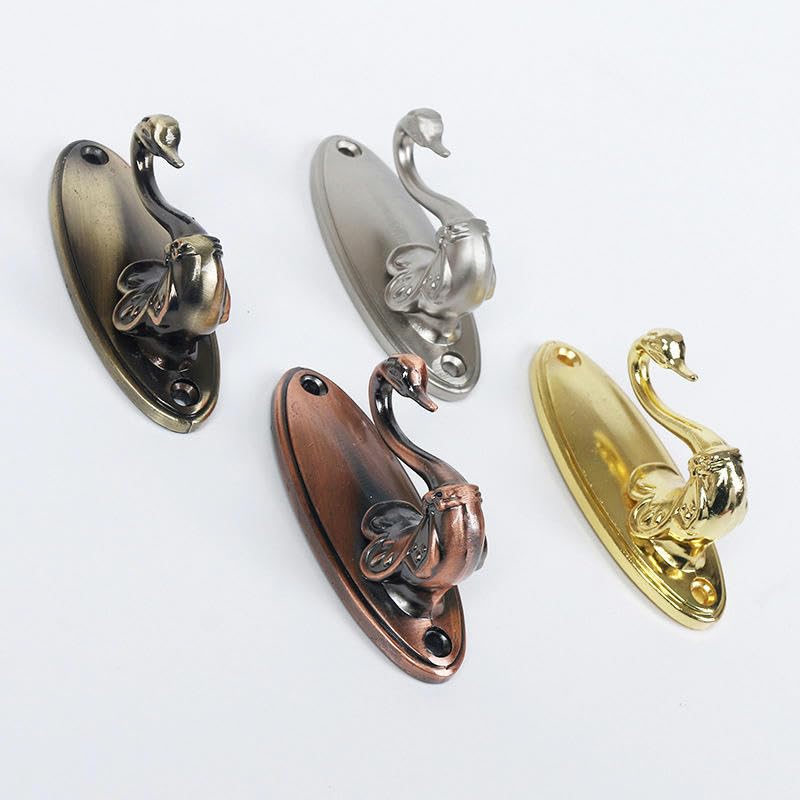 Amazon.co.jp: 壁掛けフック 2 個入 リトルスワンカーテンフック ドア