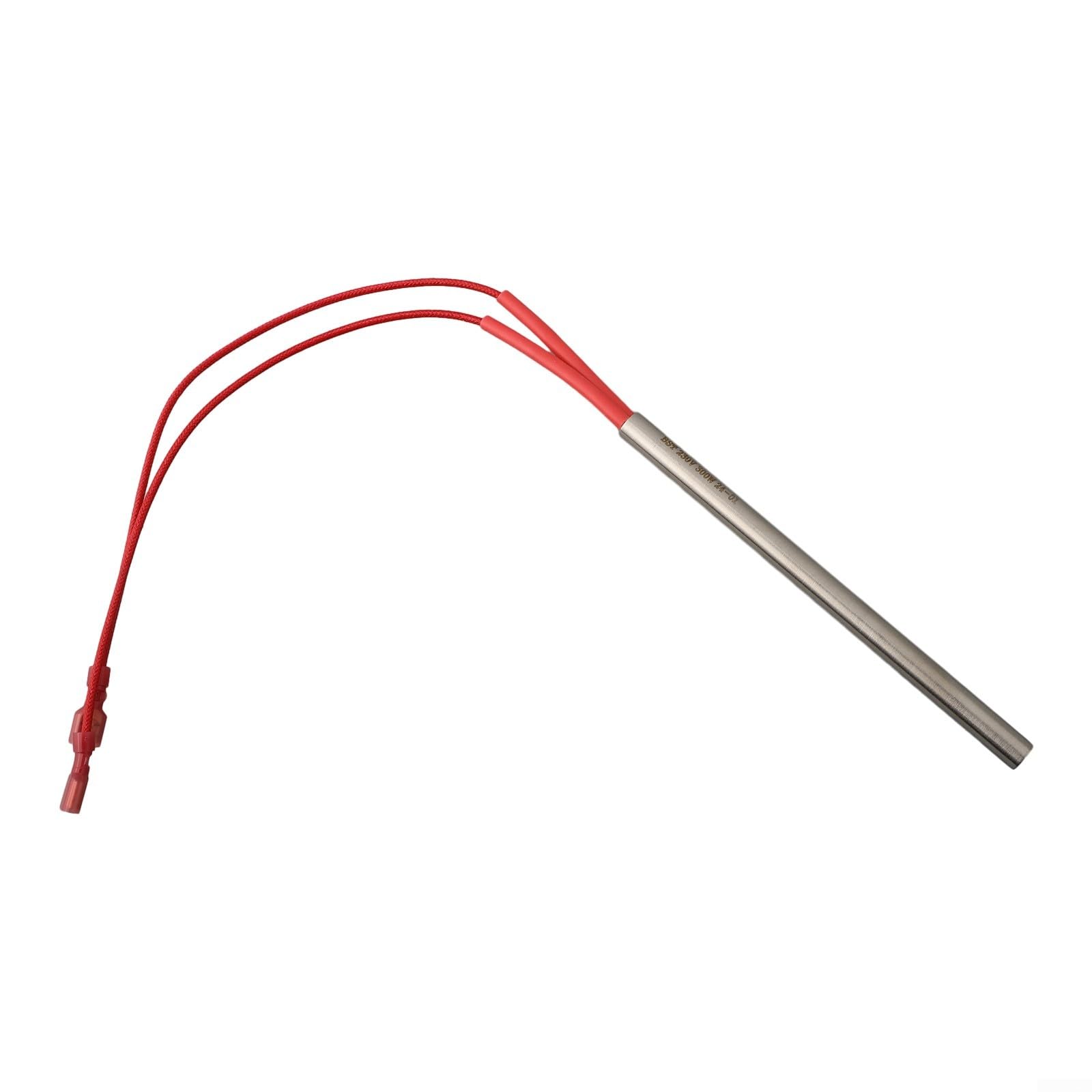 Besttoolifes Nemaxx Piec na pellet świecący zapłonnik 300 W 230 V kompatybilny z modelami P6 P9 P12 pręt grzewczy ze stali nierdzewnej średnica 9,5 mm długość 150 mm
