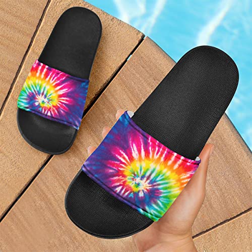 Howilath Women's Casual Slide Sandals, Cartoon Animals Print Comfortable Soft Sole Non-Slip Open Toe EVA Flat Sandals2