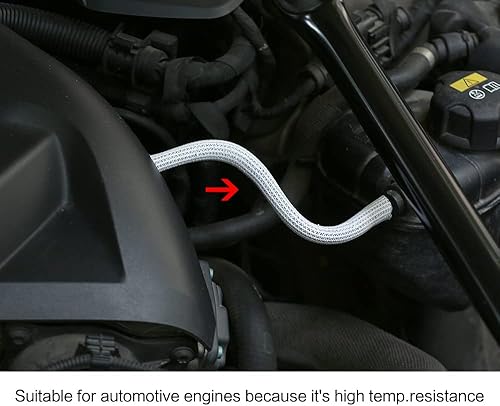 Miniatura 4 de Keco Funda protectora de cable de 10 pies a 1 pulgada, funda de cable dividida para TV, computadora, automóvil, oficina, entretenimiento en el