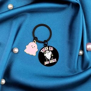 Halloween decor for men women goth gothic gifts for kids spooky basket stuffers horror stuff skull ghost keychain  urban country home decor