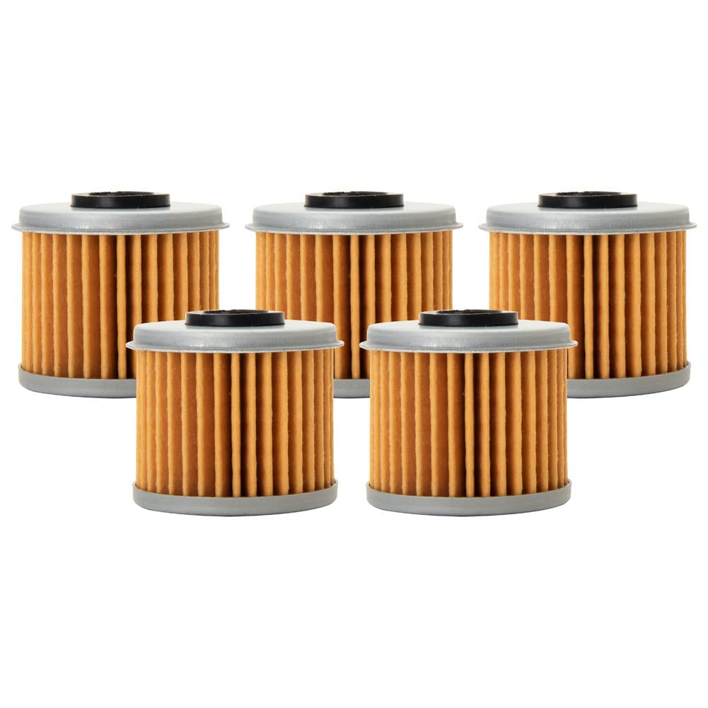 Tusk First Line Oil Filter 5 Pack Compatible with Honda CRF250R 2004-2026/Honda CRF450R 2002-2015, 2017-2026