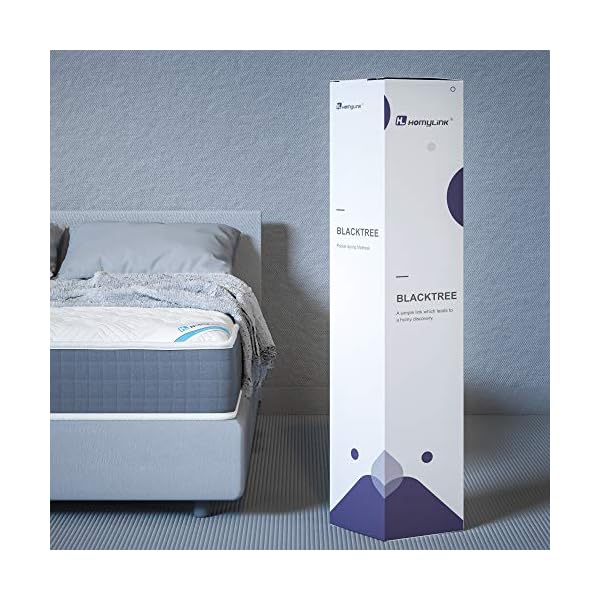 HomyLink Mattress Pocket Spring Memory Foam Mattresses Single Double 9-Zone Orthopaedic 23.5cm Height 3FT 4FT6 - Image 8