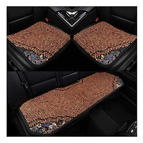 Holzperlen Autositzkissen - Atmungsaktiv & Kühlend | Für Auto & Büro