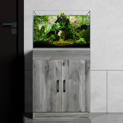 XRRJFYH Aquarium Tisch, Aquariumschrank, Aquarium Unterschrank, Aquariumständer, Aquarium Schrank, Reptilienbeckenschrank, Terrarientisch, Zuchtbeckenständer(60x40x75cm/24x16x30in)