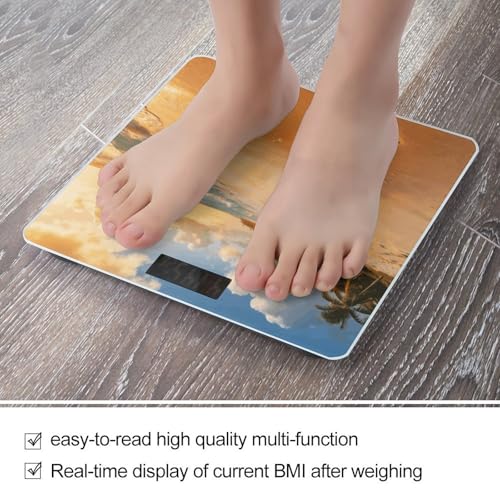 Báscula digital para baño con plataforma de vidrio templado miniatura 5