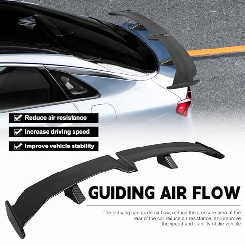 JMTBNO 54-Inch Universal Rear Spoiler | Carbon Fiber Style Wing - Image 5
