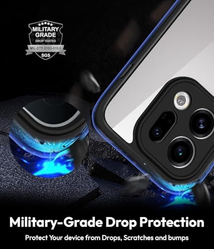 Image of KAPAVER Essential Back Cover Case Compatible with Oppo Find X9 (PC+TPU) (Oppo Find X9 - Black)