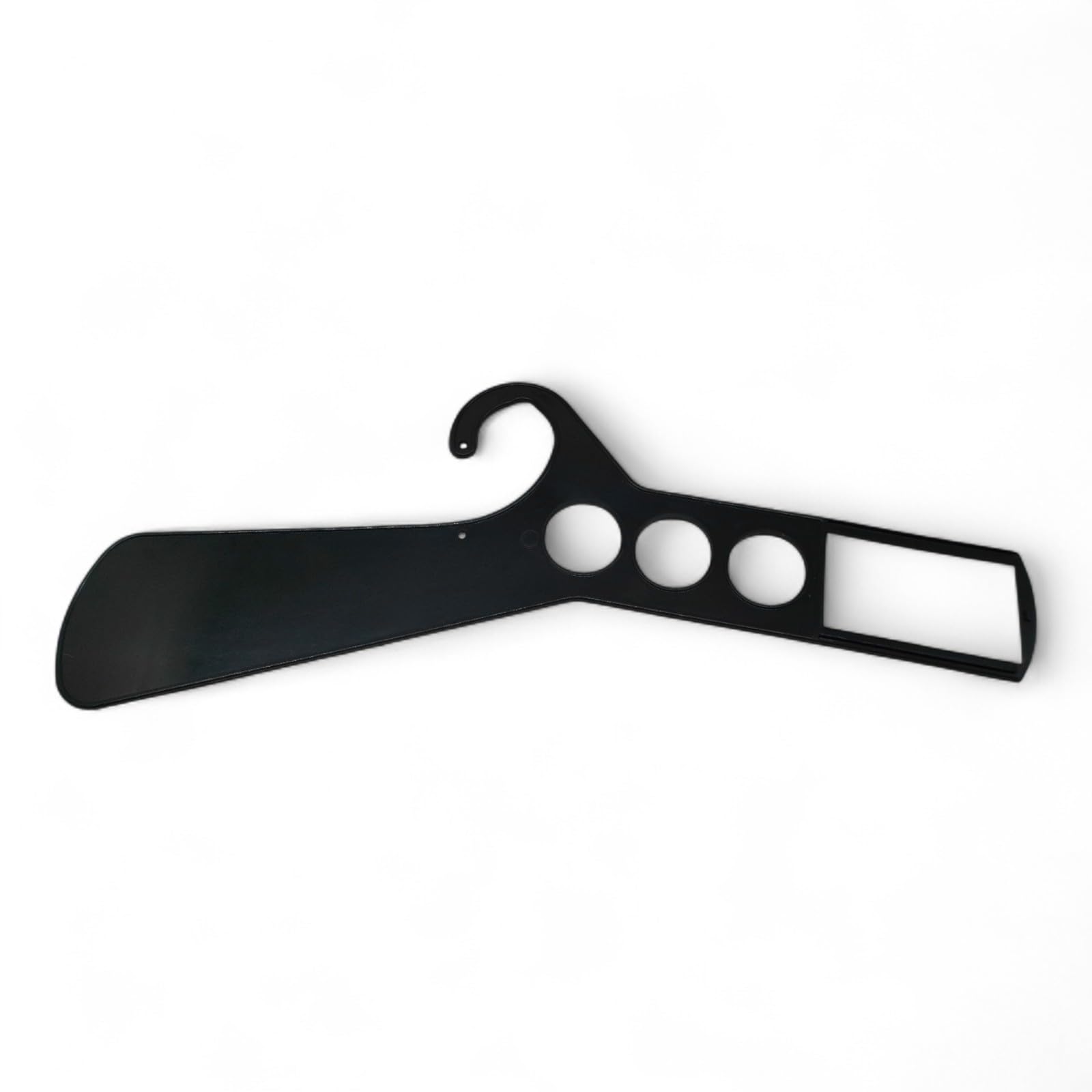 200x Black Warehouse Rail Dividers Plastic Hangers with Divider Cards, Durable ABS Stock Organiser 46cm for Warehouses, Stockrooms, Retail Backrooms and Inventory Management