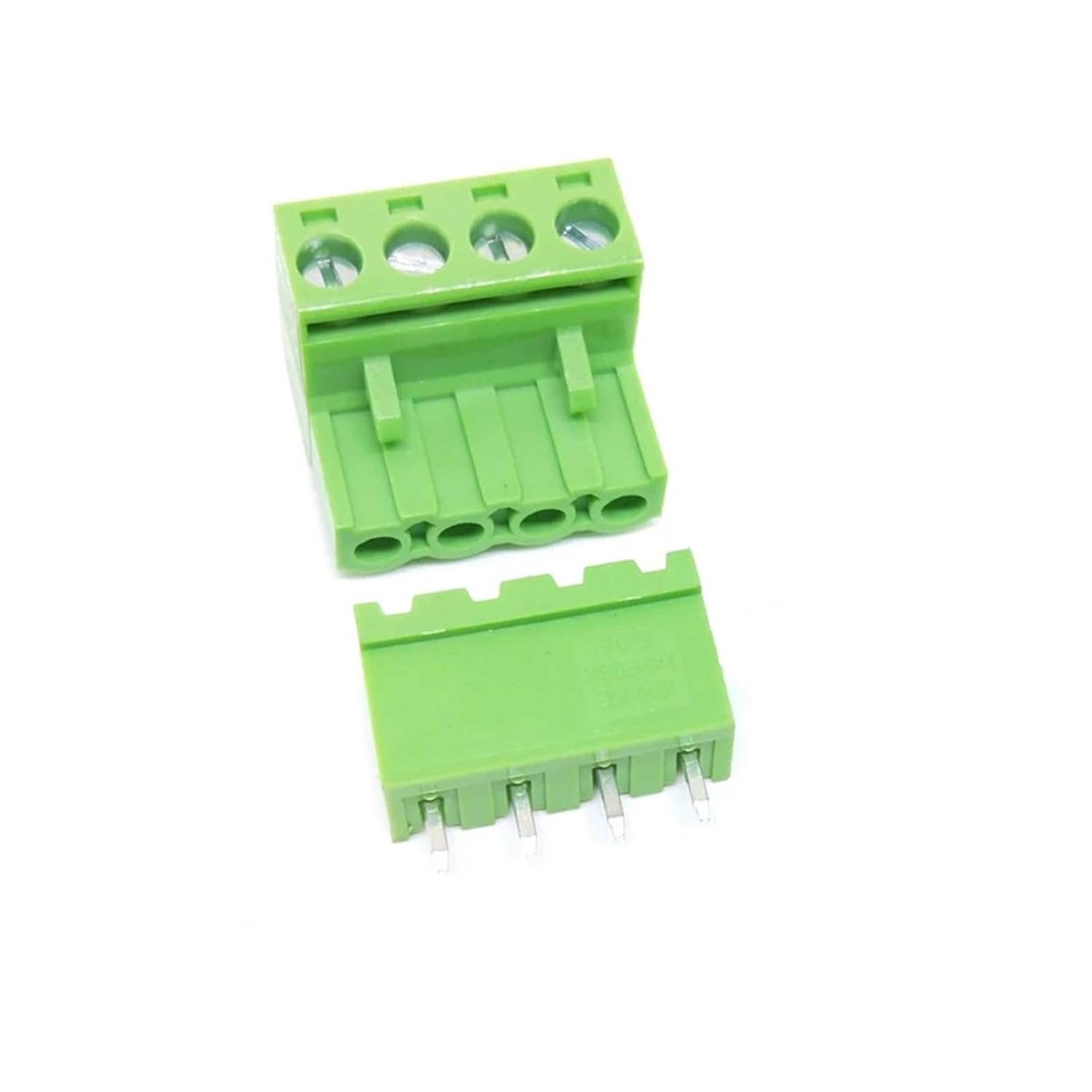 fengpeng 5/10Pairs 2EDG 5.08mm Pitch Screw Terminal Blocks 2/3/4/5/6/7/8/9/10/12 Pin Male Plug Female Socket PCB Connector .08 mm(Straight Needle,5PAIR_12P)