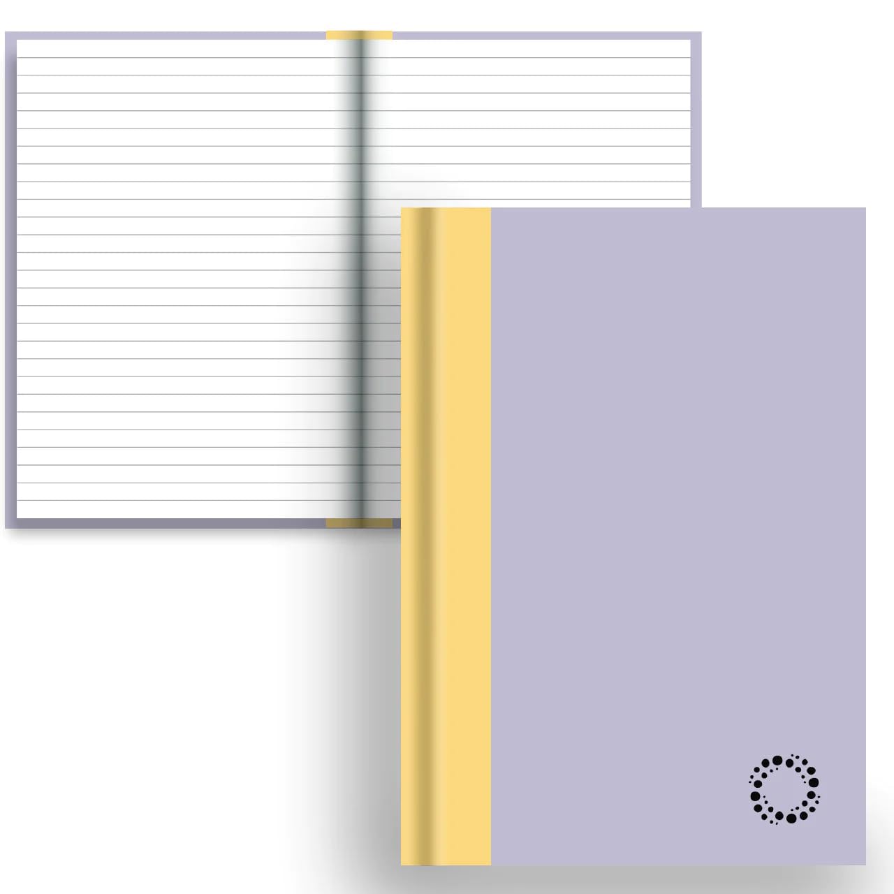 DayDot Journals Lilac - A5 Hardback Notebook Lemonade Lined Paper