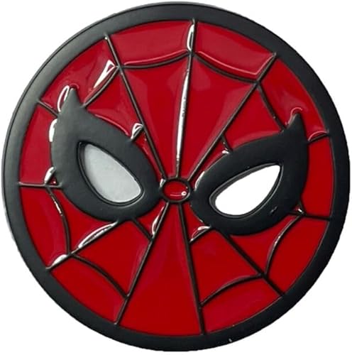 Miniatura 1 de 1 emblema de máscara de araña personalizable, repuesto de calcomanía para puerta trasera de guardabarros 3D, edición Black Widow, insignia de