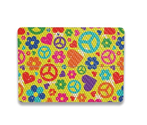 Image of MightySkins Carbon Fiber Skin Compatible with Microsoft Surface Laptop Studio 2 (2023) Full Wrap Kit - Peace Cloth | Protective, Durable Textured Carbon Fiber Finish | Easy to Apply | Made in The USA