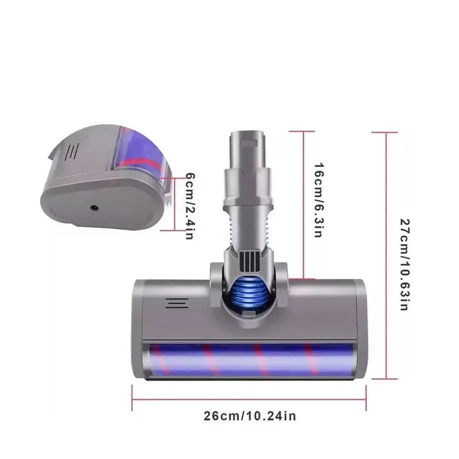 Strumento For La Testa Della Spazzola For Pavimenti, Compatibile Con Dyson