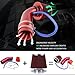 Vechkom Universal 76mm 3 Inch Cold Air Intake Kit - High Performance Aluminum Induction Pipe with Red Mushroom Air Filter Flow Hose Pipe Kit Compatible with Most Vehicles Car Truck Motorcycle ATV