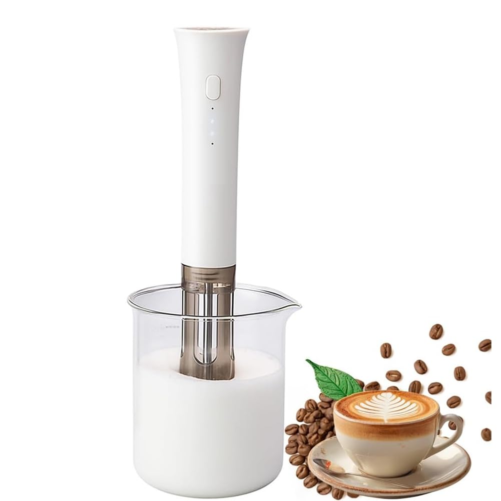 CTRLZS For Cappuccino, Lattes Creamy Coffee, Hot Chocolate Electric Milk Frother, Rechargeable Handheld