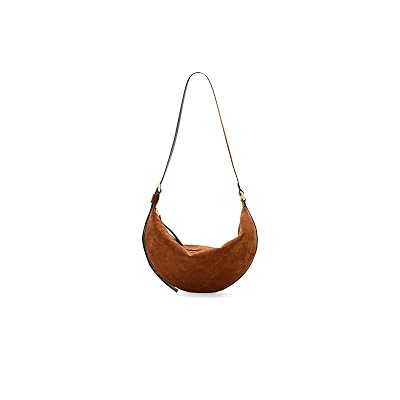 AllSaints Half Moon Suede Shoulder Women