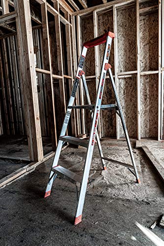 Little Giant Ladders, Flip-N-Lite, 5-Foot, Stepladder, Aluminum, Type 1A, 300 lbs Rated (15273-001)