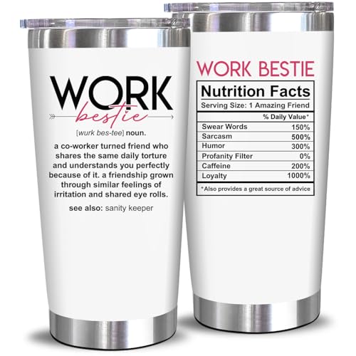 Image of NewEleven Appreciation Gifts for Coworkers Friends - Work Bestie Gifts For Women Friendship - Unique Present Ideas For Coworker Leaving, Going Away, Goodbye, Farewell Party - 20 Oz Tumbler