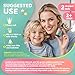 Zeolite Detox for Kids, 200mg Zeolite Liquid Drops with 1000mcg Vitamin B12, 250mg Organic Chlorella, 10 Billion CFU and Prebiotics for Gut Support & Speech, Immune, Bone, Energy, Strawberry, 60ML