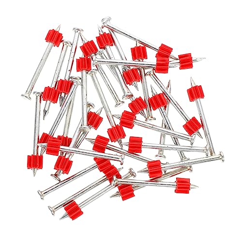 Unomor 100pcs Nail Advertising Steel Nail Concrete Nail Fixing Nails Drywall Nails Cement Wall Nails Steel Nails Picture Fixed Nails Pictured Hanging Nails Cement Nails Silver Abs