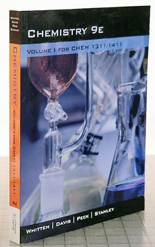 Chemistry 9E Volume 1 For Chem 1311/1411 (Volum... 1426632207 Book Cover