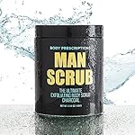 Body Prescriptions Men’s Exfoliating Body Scrub – Ultimate Skin Cleansing Wash in Jar with Twist-Top Lid, For All Skin Types, 21 Ounce (Pack of 1), Charcoal - Image 5