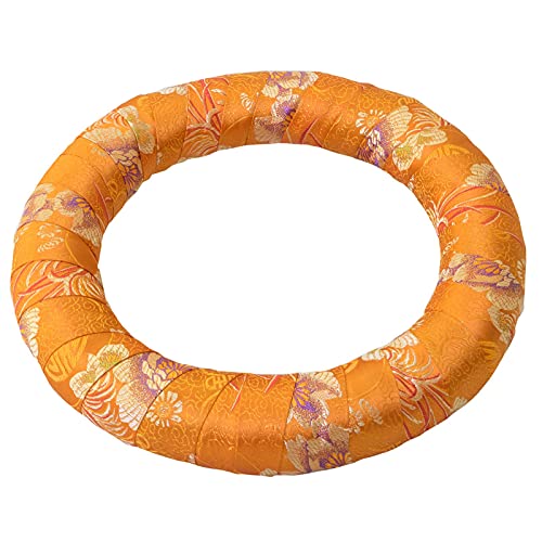 Ring für Klangschale mit diversen traditionellen Mustern Ø 26 cm in verschiedenen Farben (orange)