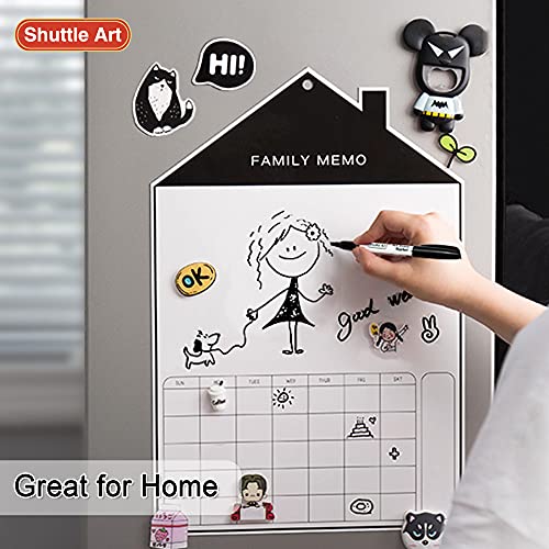 Image of Shuttle Art Dry Erase Markers, 120 Pack Black Whiteboard Markers with 2 Erasers,Chisel Tip Dry Erase Markers, Perfect For Writing on Whiteboards, Dry-Erase Boards,Mirrors for School Office Home