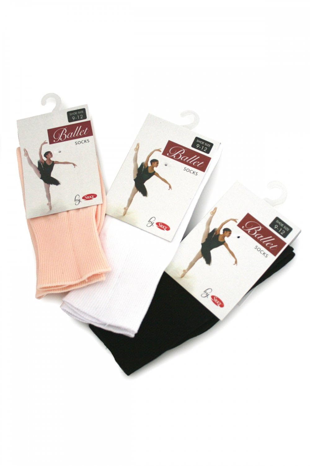 SILKY BALLET SOCKS 4-6 WHITE