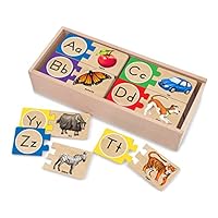 Melissa and Doug - Alphabet Wooden Puzzle Cards