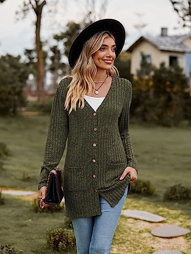 Image of Witsmile Womens 2026 Spring Fashion Cardigan Lightweight Soft Knit Long Top