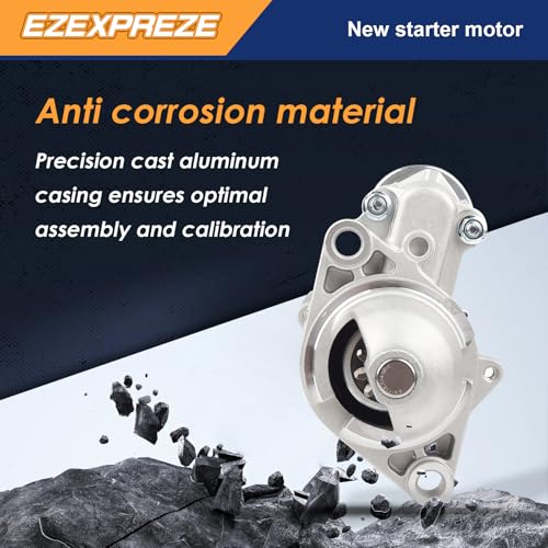 Image of Ezexpreze New Starter Compatible with Honda GX630, GX630H, GX630R, GX630RH, GX660, GX660R, GX660RH, GX690, V-Twin Engine 2007-2013 2280009480, 31200Z0A003, 31200Z6L003, DDWDN, 428000-6410, SND0728