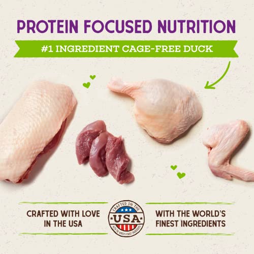 Stella & Chewy's Raw Coated Cat Food - High Protein, Grain-Free Kibble with Cage-Free Duck - Premium Digestive Support with Probiotics - Natural Small Kibble - Perfect For Picky Eaters - 2.5 lb Bag - image 2
