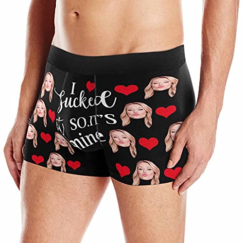 Custom Face Boxer Briefs Shorts Underwear with Photo Picture for Men XS-5XL3