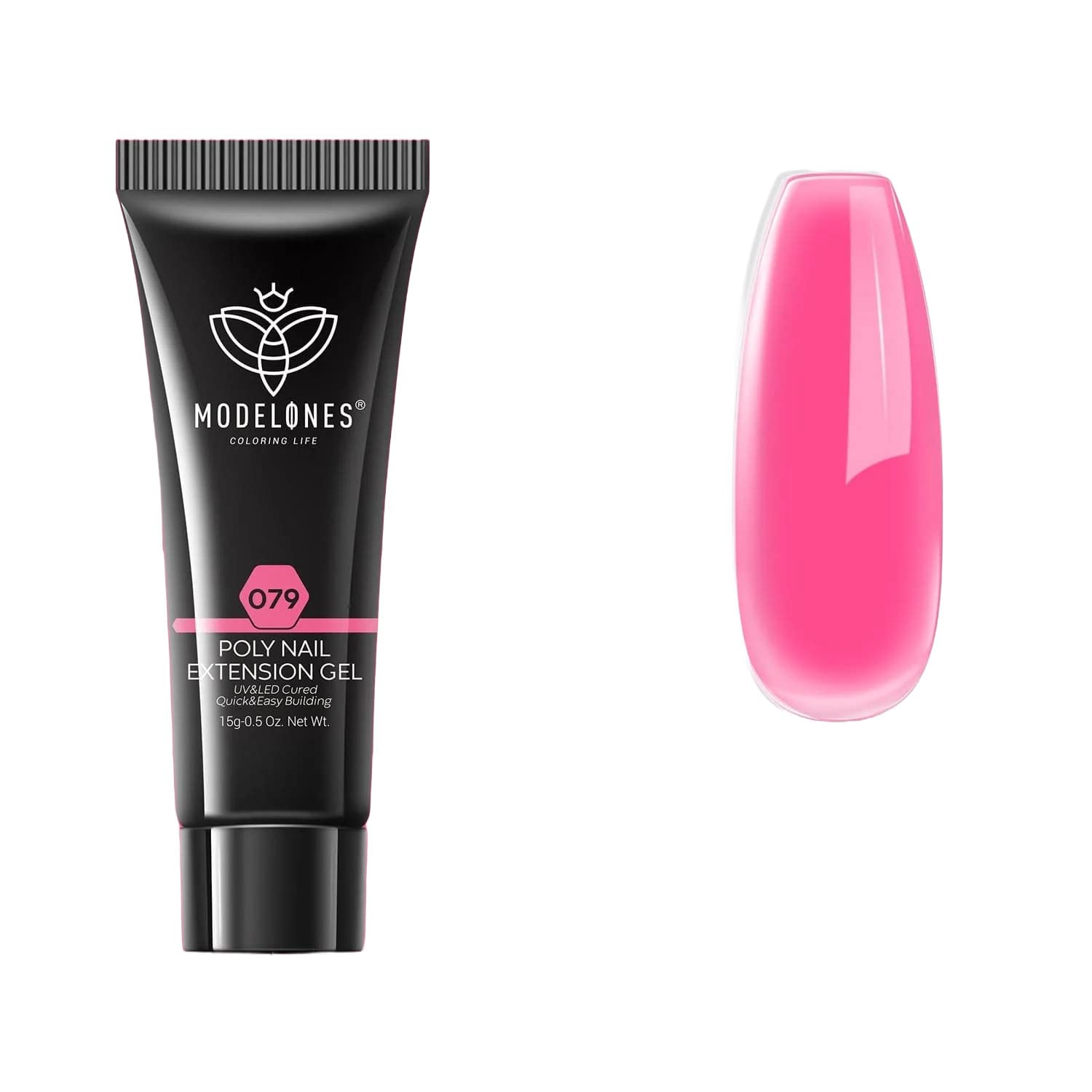 MODELONES 15ml Poly Nail Gel From BELLE GAGA Builder Nail Extension Gel Enhancement Nail Thickening Acrylic Extension nail polish gel (B201130113A)