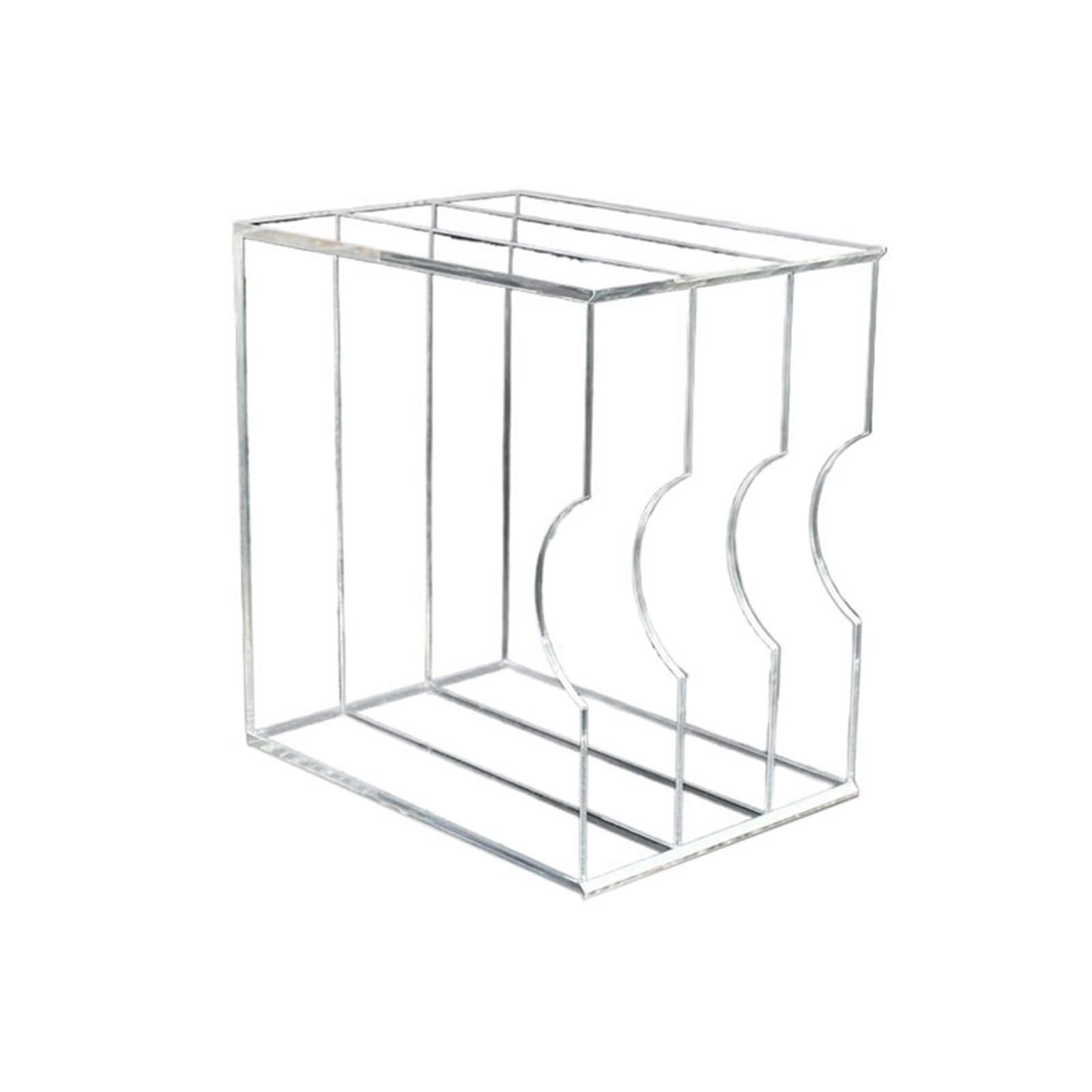 ZZlei2yu-12 record storage Three-tiered Acrylic Vinyl Record Display Box Shelf Album Books Storage Rack Desktop Organizer