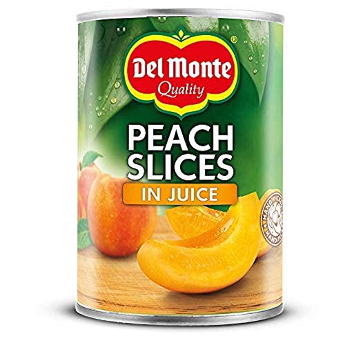 Del Monte Peach Slices in Juice 415 g (Pack of 12)