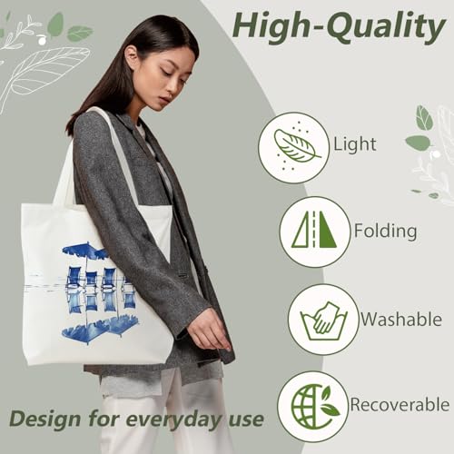 Bolso Tote para mujer, para trabajo y playa miniatura 5