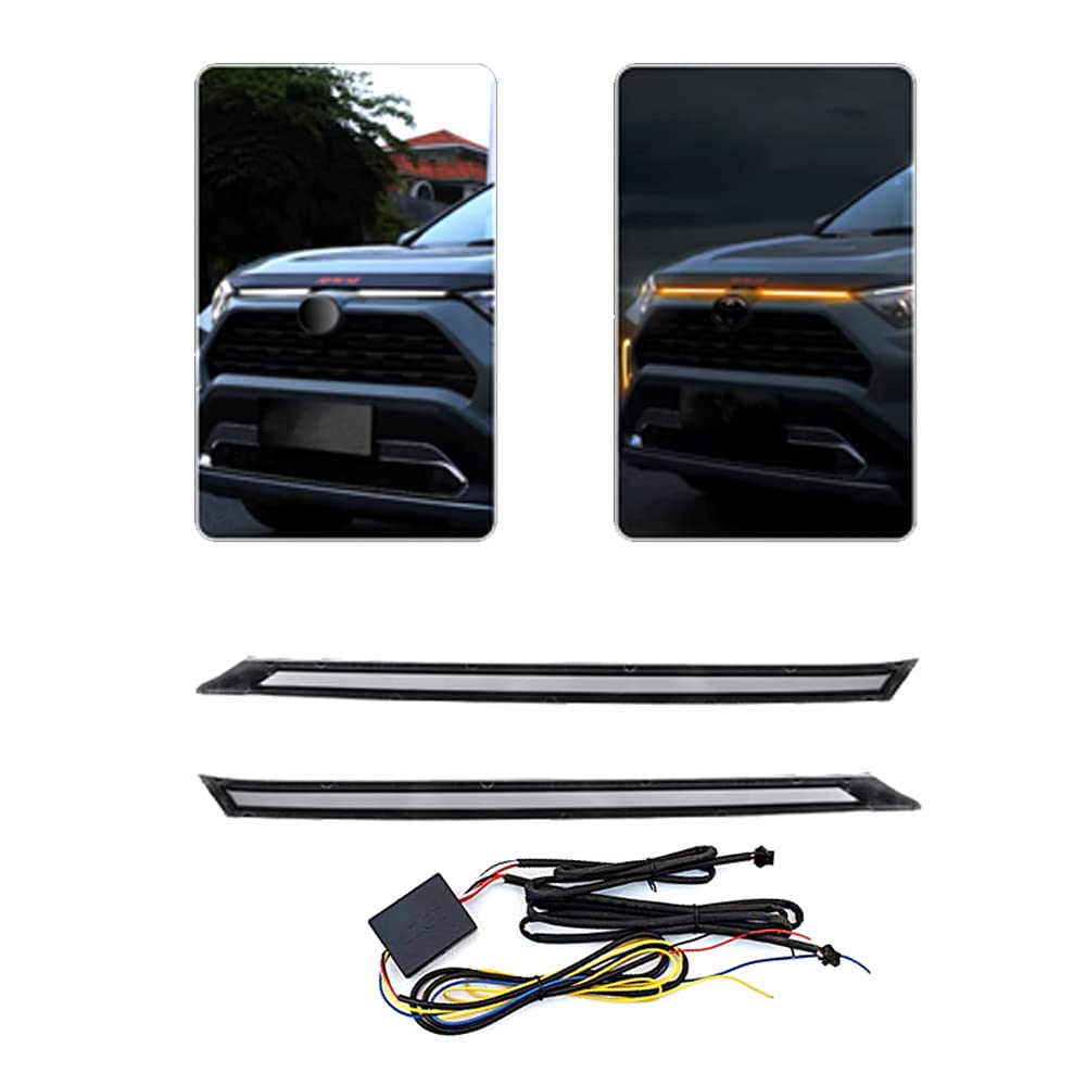 Amazon | [CATYA] RAV4 LEDデイライト ボンネットライト 増設 
