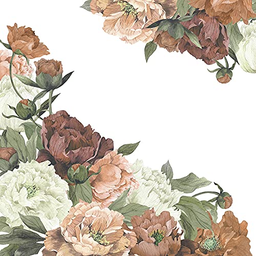 Papier peint pivoines 152x104 cm pour masquer les défauts du mur - 3