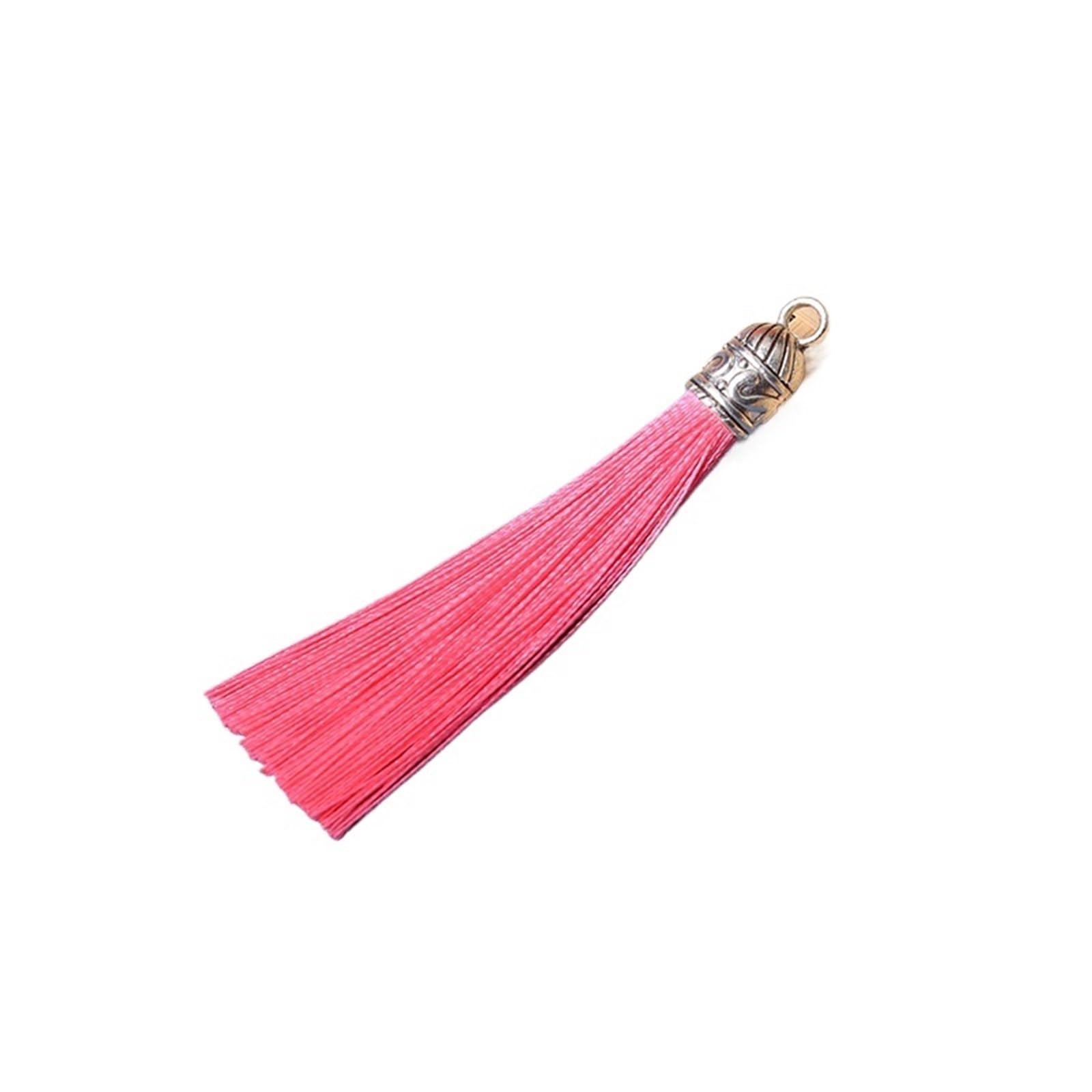 Ornamental tassel, Tassels Decoration Silky Handmade Mini Crafting Tassel for Bracelets DIY Craft